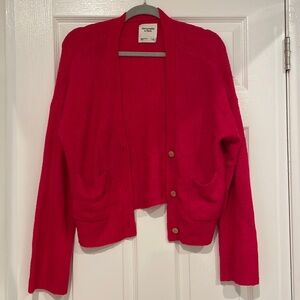 Abercrombie and Fitch hip length button up cardigan